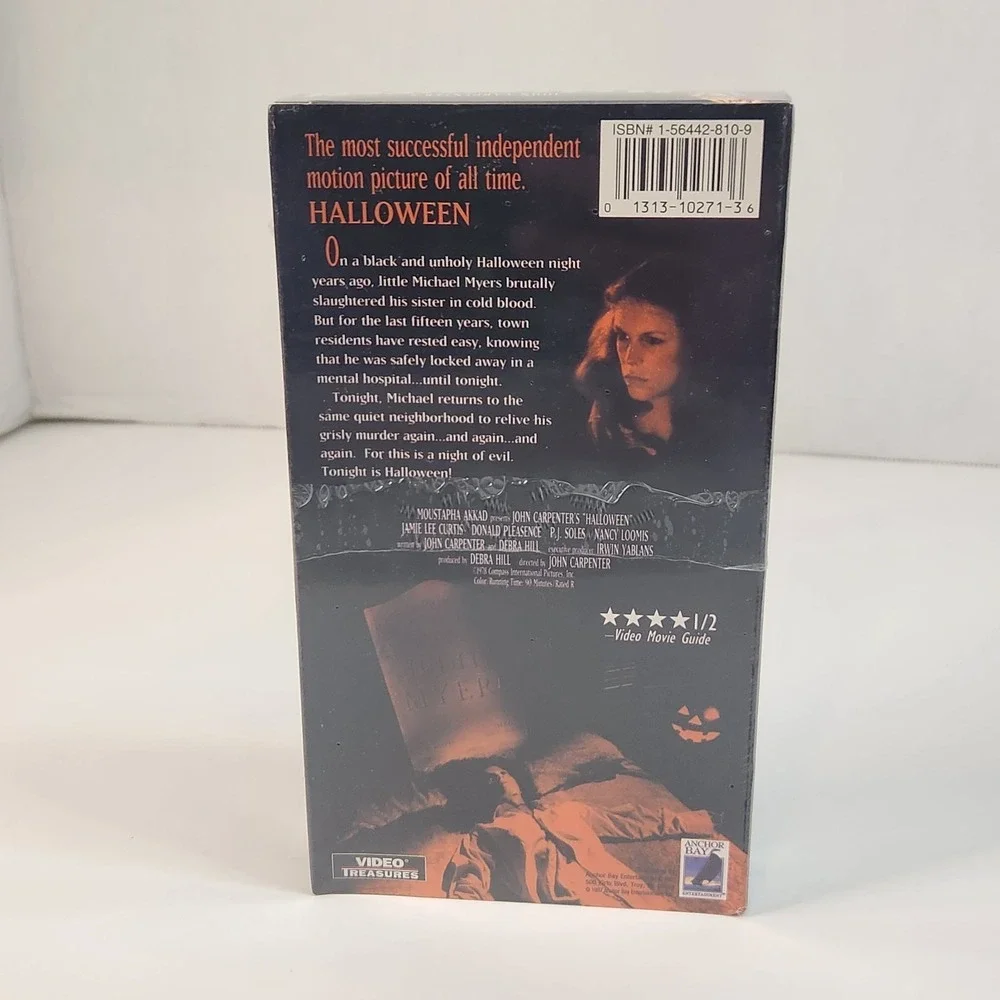 Halloween John Carpenter VHS Factory Sealed